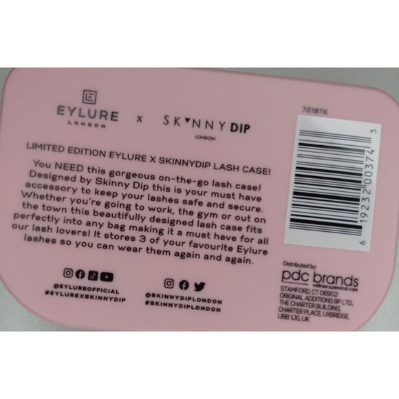 Faux Lashes lot w/ Limited Ed Eylure Skinny Dip Butterfly Lash Case, Glue, JCat - Picture 4 of 7